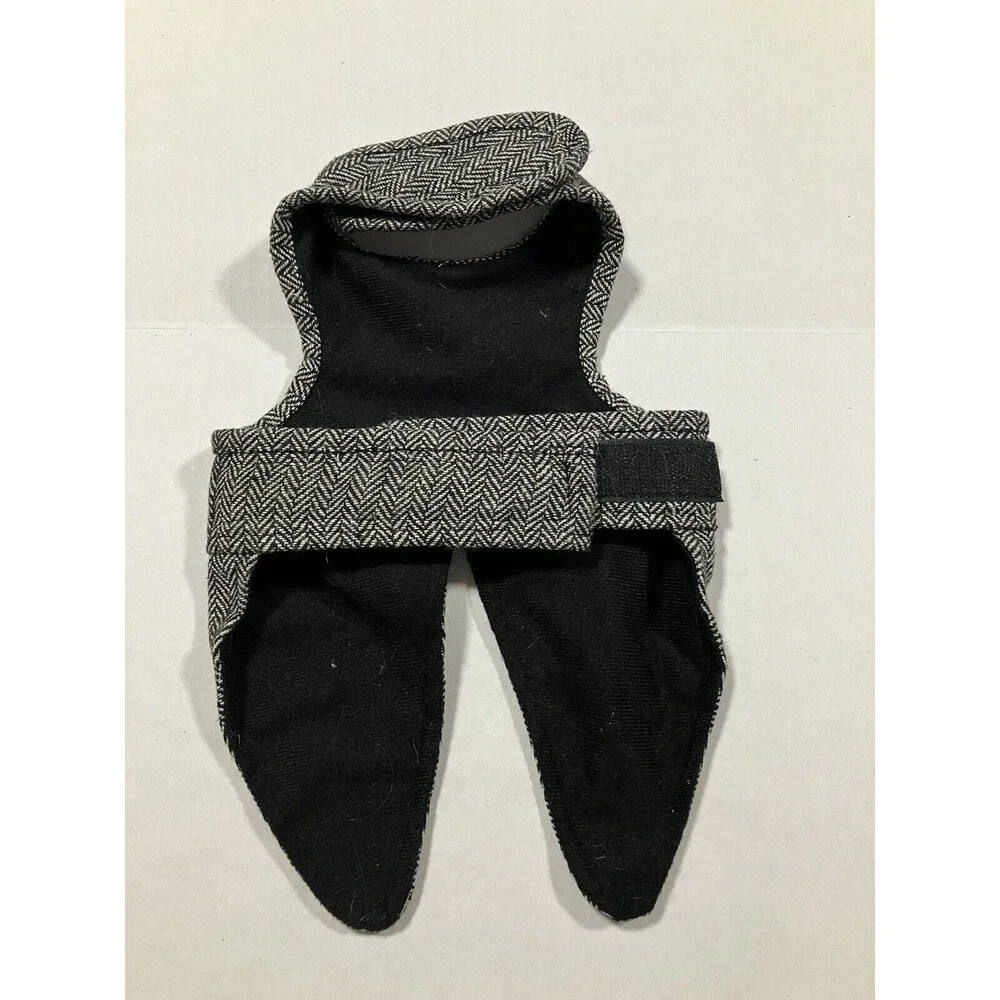 Fashion Dog Herringbone Formal Suit Coat W/Tails Wedding Christmas Pet Attire